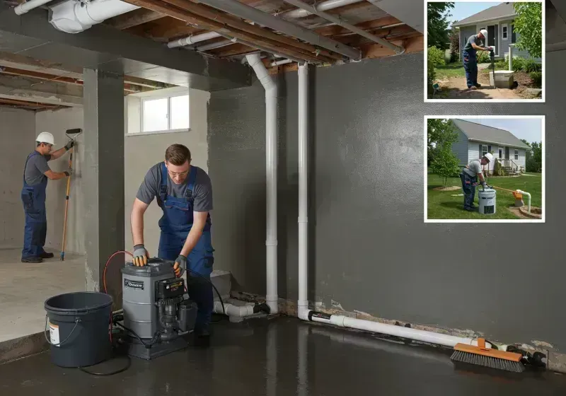 Basement Waterproofing and Flood Prevention process in West Freehold, NJ